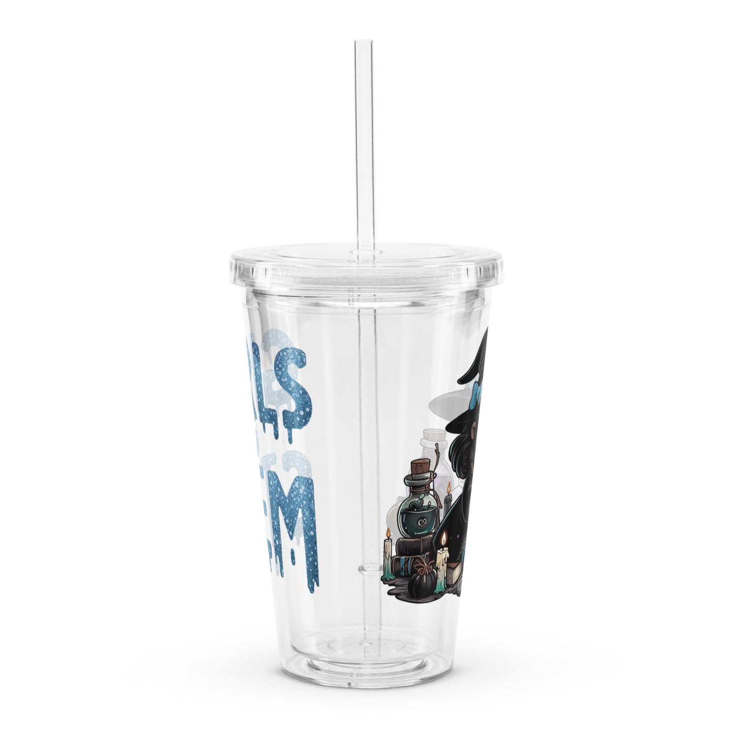 *Girls in STEM* Potions and Blue Bows clear insulated tumbler
