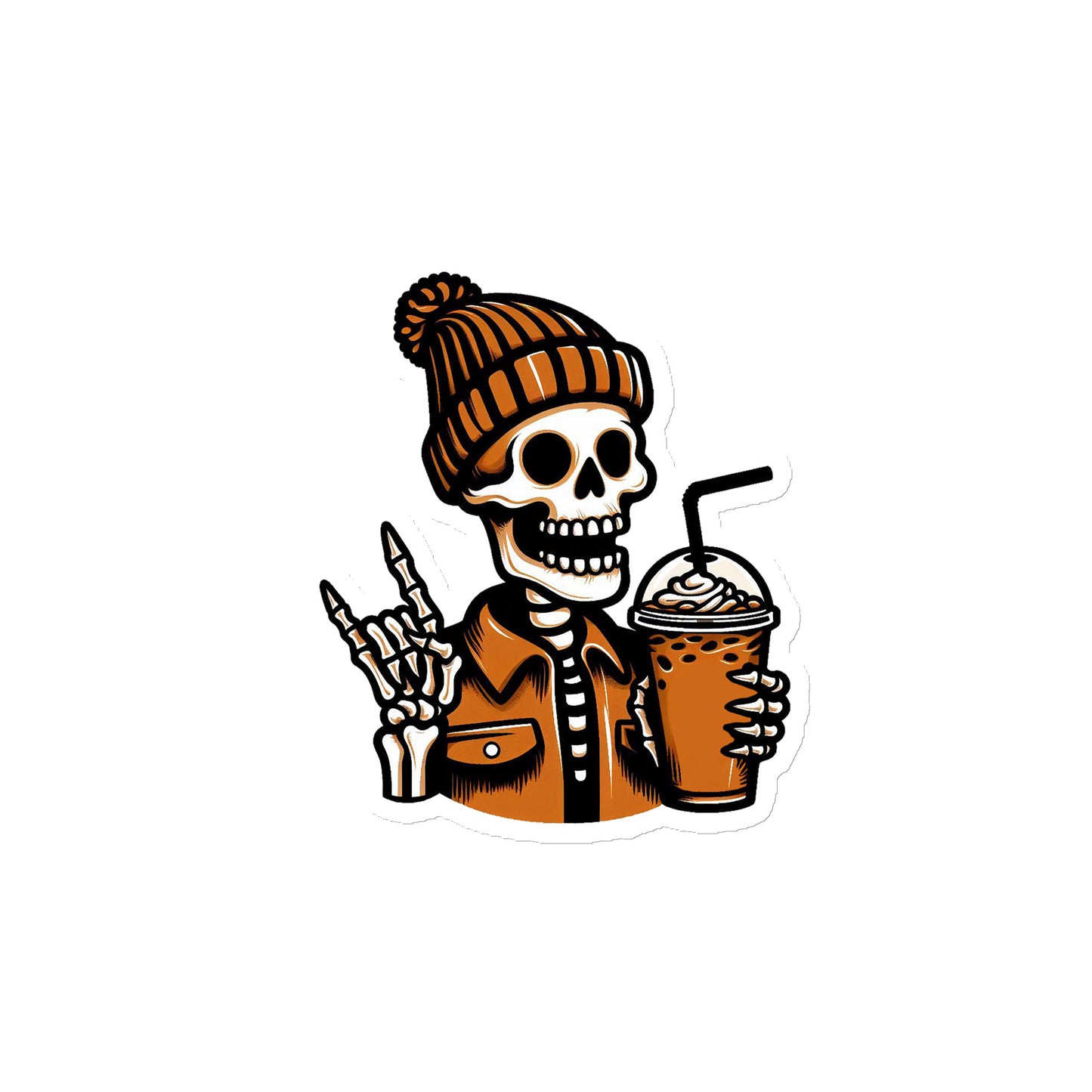 Caffeinated Skeleton Magnet